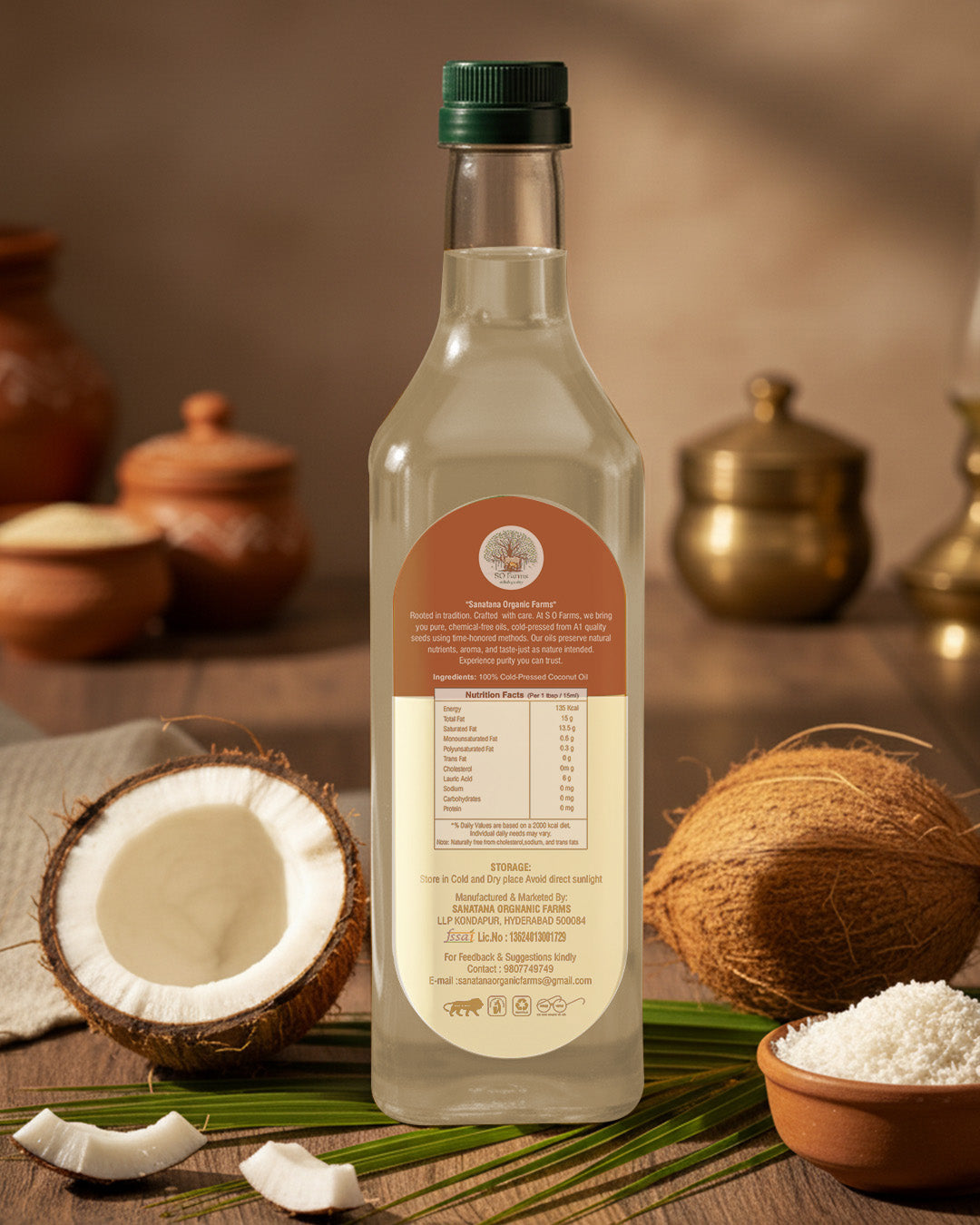 Pure Virgin Coconut Oil - Cold Pressed