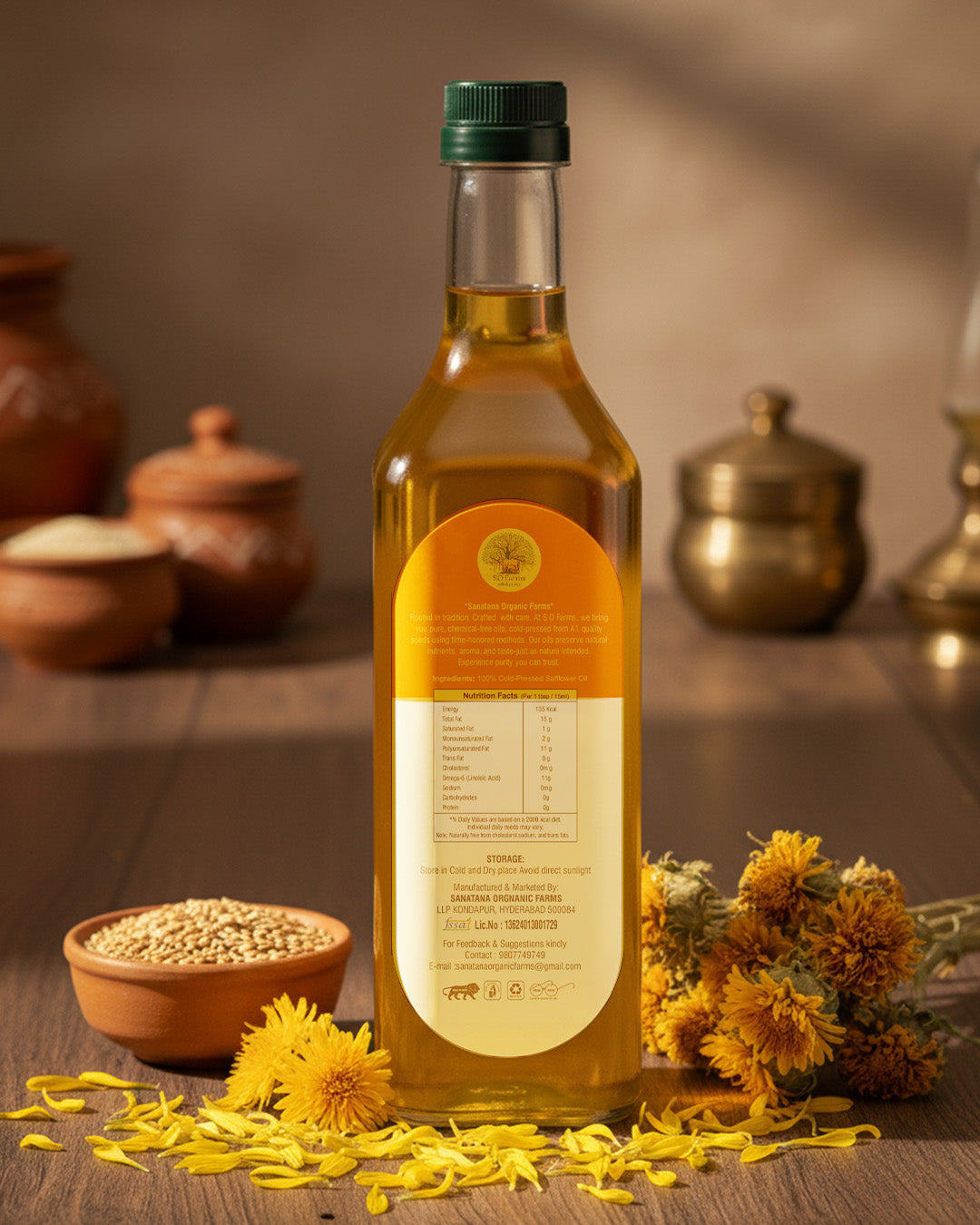 Cold Pressed Safflower Oil