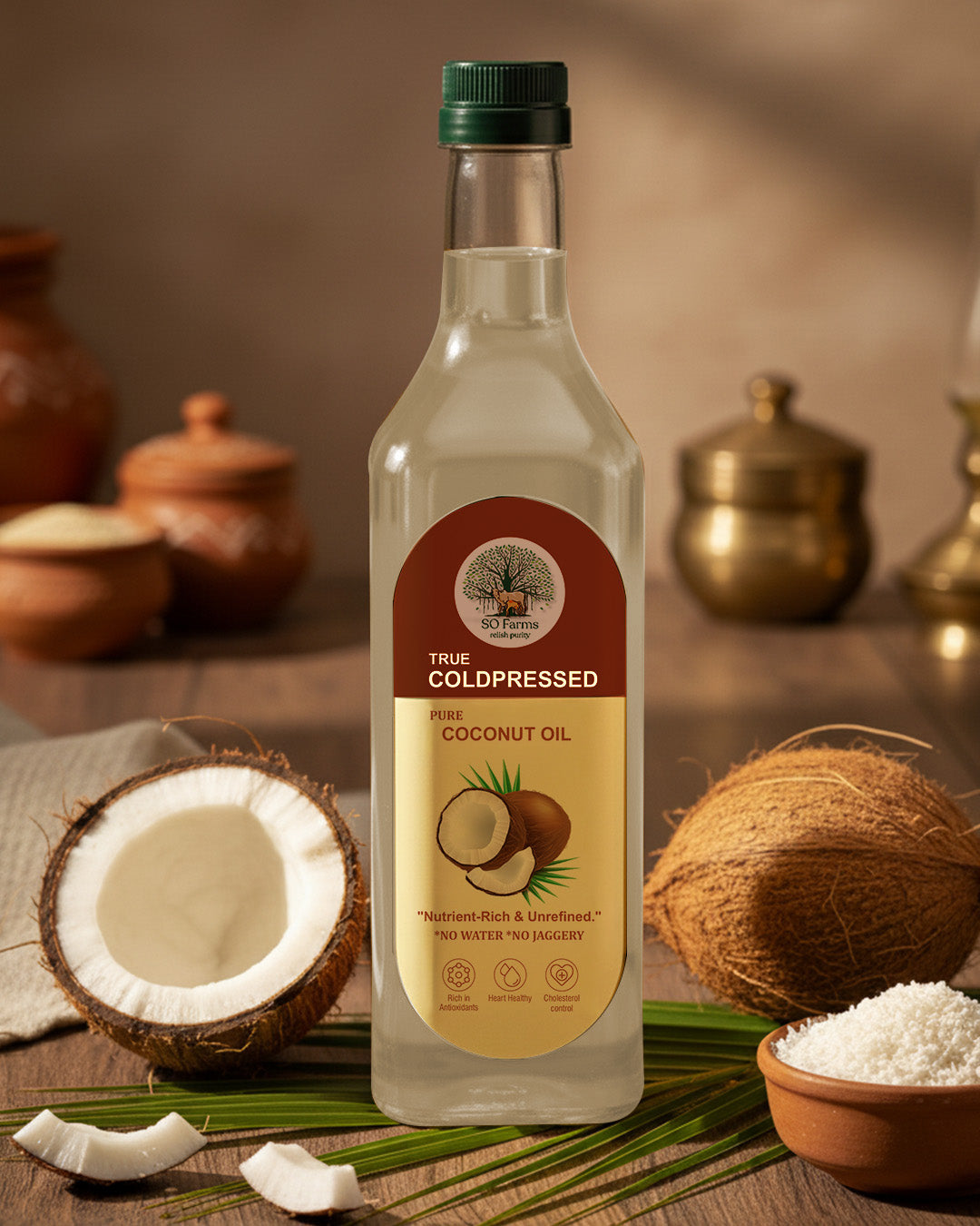 Pure Virgin Coconut Oil - Cold Pressed