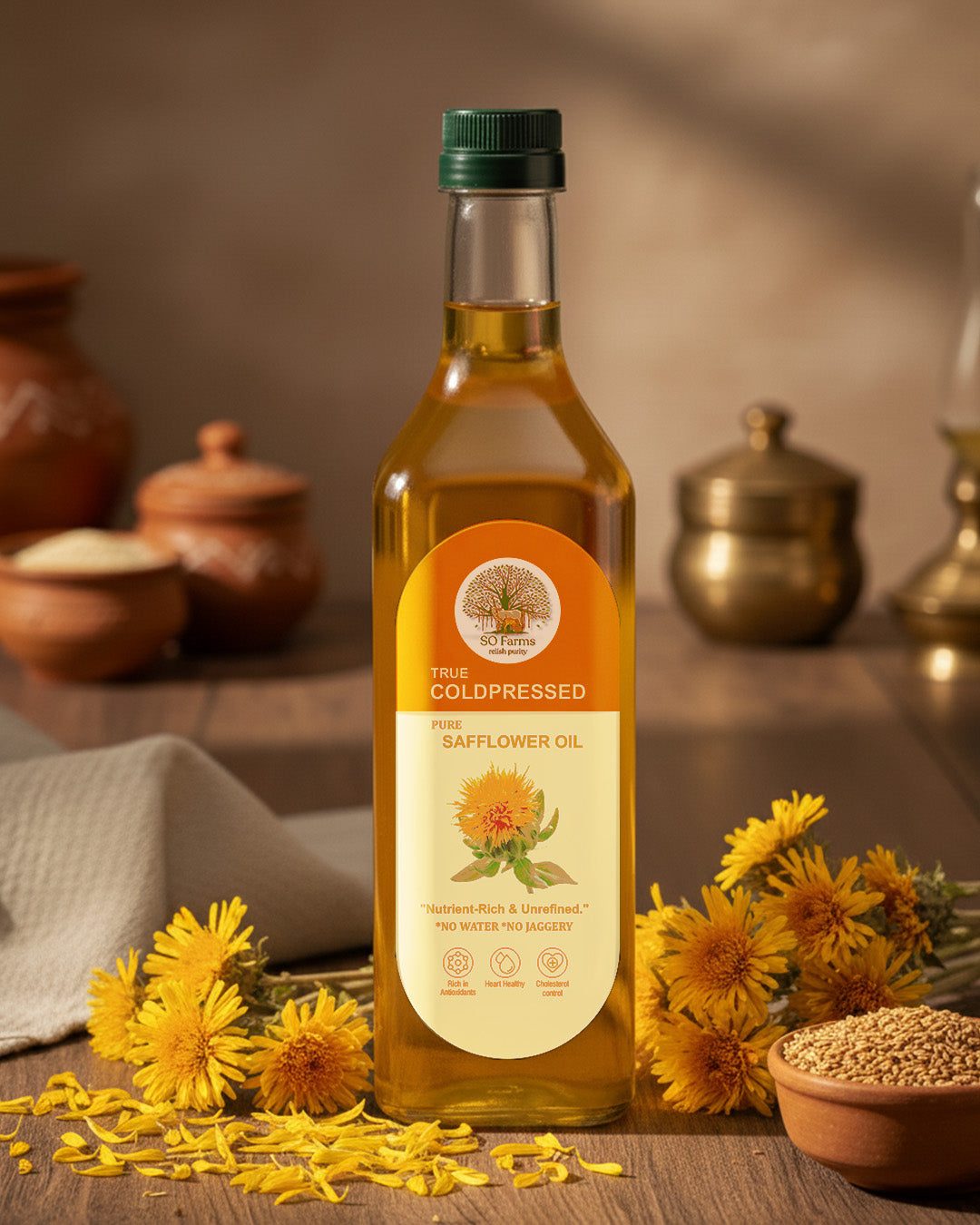 Cold Pressed Safflower Oil