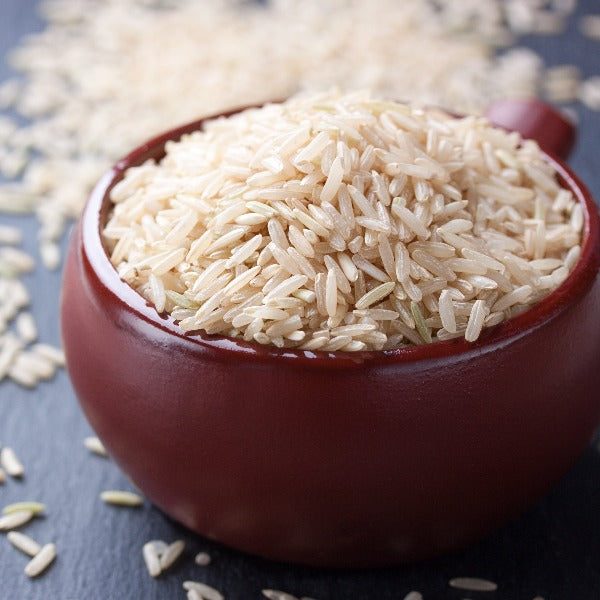 Organic white Sona Masoori rice grains