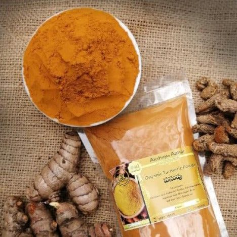 Natural turmeric powder (pasupu) by Sanatana Organic Farms